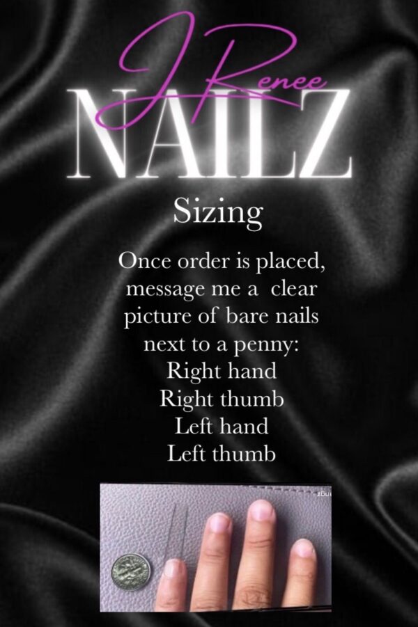 Girly Girl Set | French Tip Bling Press On Nails - Image 3